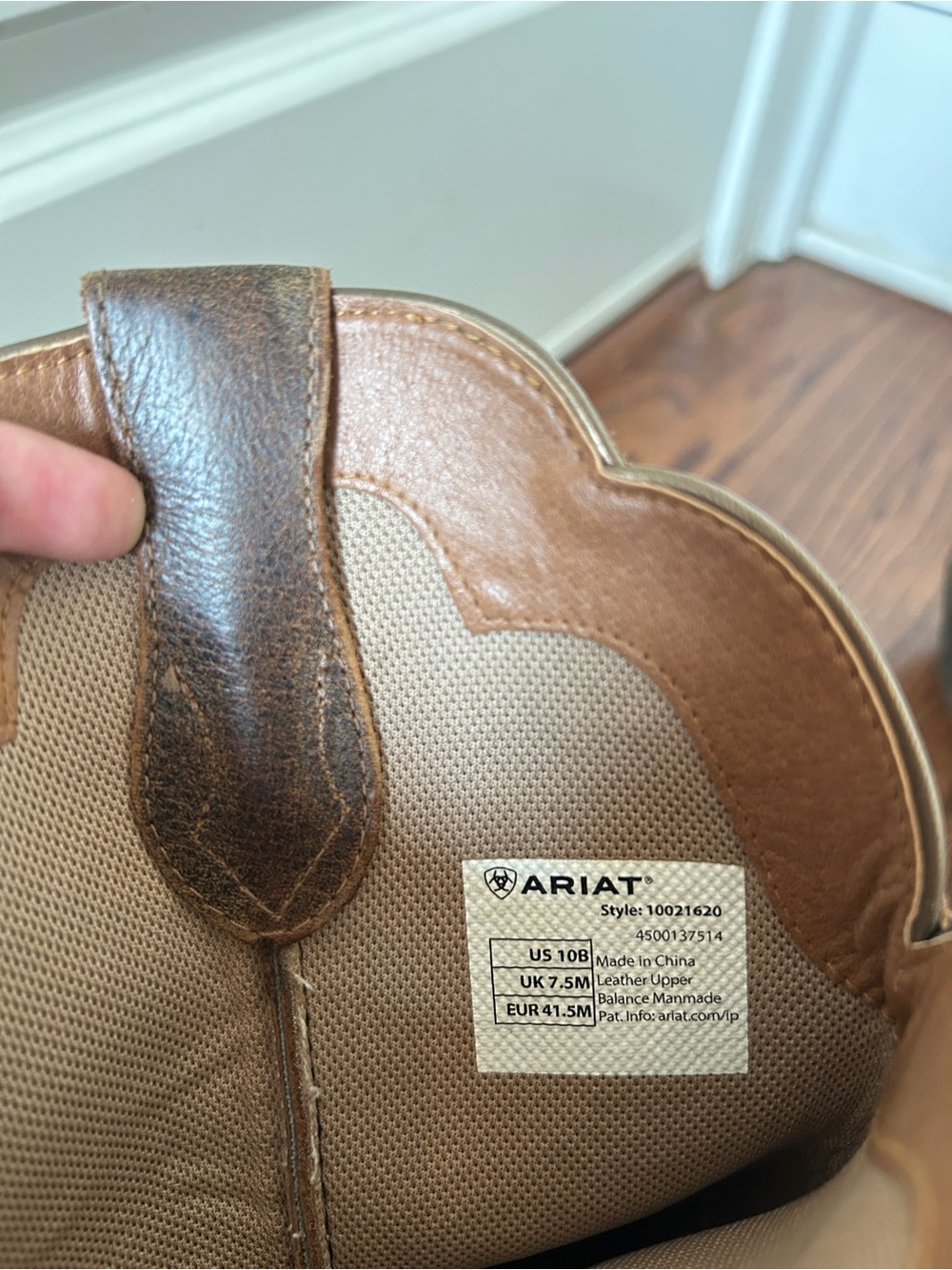 Ariat Brown Western Heeled Cowboy Boots - Picture 4 of 5